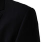 Dolce & Gabbana Black MARTINI Single Breasted Jacket Blazer
