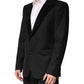 Dolce & Gabbana Black Wool Single Breasted Jacket Blazer