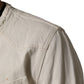Dolce & Gabbana Off White Cotton Full Zip Denim Men Blouson Jacket