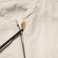Dolce & Gabbana Off White Cotton Full Zip Denim Men Blouson Jacket
