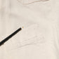 Dolce & Gabbana Off White Cotton Full Zip Denim Men Blouson Jacket