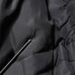 Dolce & Gabbana Black Silk Padded Parka Men Coat Jacket