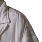 Dolce & Gabbana White Silk Padded Parka Men Coat Jacket