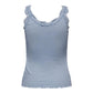 Only Blue Cotton Tank Tops