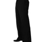 Dolce & Gabbana Black Wool Straight Men Dress Trouser Pants