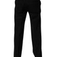 Dolce & Gabbana Black Wool Straight Men Dress Trouser Pants
