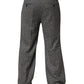 Dolce & Gabbana Gray Houndstooth Straight Dress Trouser Pants