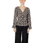 Jacqueline De Yong Beige Polyester Blouse