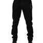 Dolce & Gabbana Black Sacred Heart Skinny Men Denim Jeans