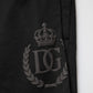 Dolce & Gabbana Black Logo Cotton Skinny Jogger Trouser Pants