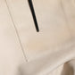 Dolce & Gabbana Beige Leather Button Down Men Casual Shirt
