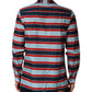 Dolce & Gabbana Multicolor Stripes Cotton Men Button Down Shirt