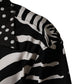 Dolce & Gabbana Black White Zebra ButtonDown Oversize Shirt