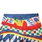 Dolce & Gabbana Multicolor Carretto Print Men Bermuda Shorts