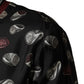 Dolce & Gabbana Black Ring Print CrewNeck Sweatshirt  Sweater