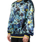 Dolce & Gabbana Multicolor Marble Print Pullover Sweater