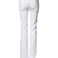 S.O.S White Low Waist Bootcut Denim Jeans