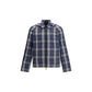 Burberry Blue Polyester Rain Coat