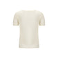 Lisa Yang White Cashmere T-Shirt