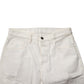 Fortela White Cotton Straight Denim Mid Waist Trouser Jeans