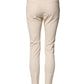 Jacob Cohen Beige Mid Waist Skinny Fit Denim Trouser Jeans