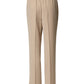 Emporio Armani Beige High Waist Straight Chino Trouser Pants