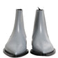 Dolce & Gabbana Light Gray Chelsea Short Ankle Boots Shoes
