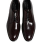 Dolce & Gabbana Black Lace Up Leather Dress Derby Men Shoes