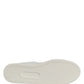 Dolce & Gabbana White Leather Sacred Heart Patch Sneakers Shoes