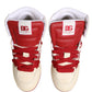 Dolce & Gabbana White Red Custom 2.Zero High Top Men Sneakers Shoes
