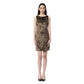 BYBLOS Brown Viscose Casual Dress