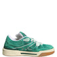 Dolce & Gabbana Green Suede New Roma Low Top Sneakers Shoes