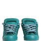 Dolce & Gabbana Teal Portofino Men Low Top Sneakers Shoes