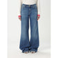 Liu Jo Blue Cotton Flared Jeans
