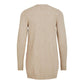 Vila Clothes Beige Viscose Cardigan