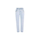 Yes Zee Blue Cotton Boyfriend Jeans