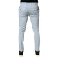 Daniele Alessandrini Light Blue Skinny Dress Trouser Pants