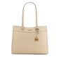 Michael Kors Beige Leather Tote Bag