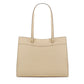 Michael Kors Beige Leather Tote Bag