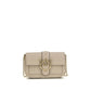 PINKO Beige Calf Leather Bos Taurus Shoulder Bag