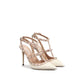 Valentino Garavani Beige Calfskin High Heel Pumps