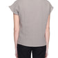 Jacqueline De Yong Beige Cotton Blouse