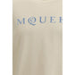 Alexander McQueen Beige Cotton T-Shirt