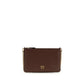 PINKO Bordeaux Calf Leather Bos Taurus Shoulder Bag
