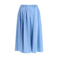 Marni Blue Cotton Midi Skirt