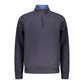 Coveri Moving Blue Cotton Men Sweatshirt