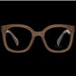 Maje Brown Plastic Glasses (Frames)