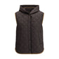 Brunello Cucinelli Brown Nylon Sleveless Jacket