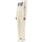 Herno White Polyester Casual Pants