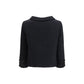 Valentino Black Wool Biker Jacket